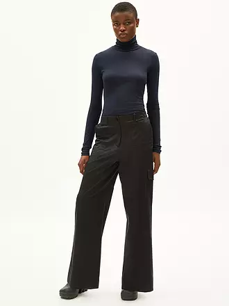 ARMEDANGELS | Maglia a collo alto GRAZILIAA | dunkelblau